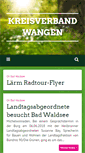 Mobile Screenshot of gruene-wangen.de